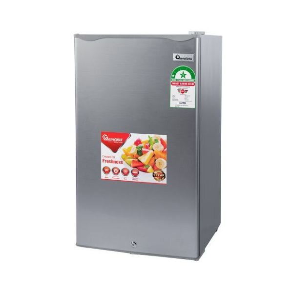 Ramtons 90L Single Door Direct Cool Fridge – Silver, Model RF/215 by Ramtons — view 3
