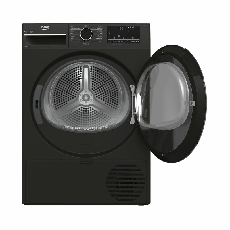 Beko B3T4911DG Condensation Dryer, 9KG - Grey by Other