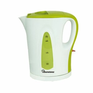 RAMTONS RM/349 CORDLESS ELECTRIC KETTLE 1.7 LITERS WHITE AND GREEN