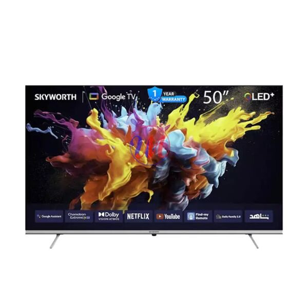 Skyworth 50 Inch 4K LED Smart Google TV – HDR Display 50G6500G by Skyworth