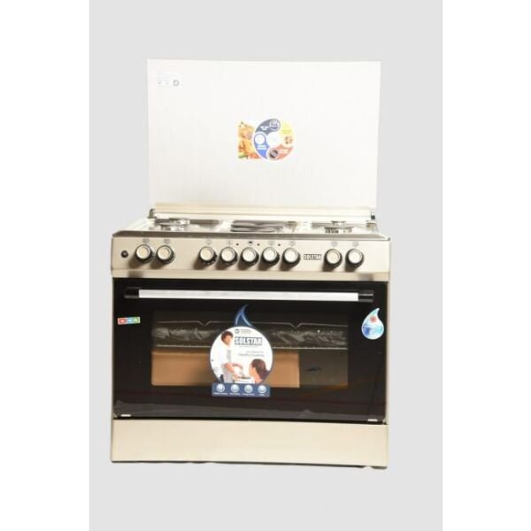 SOLSTAR 90cm Electric Oven - 4G+2HP, Inox, Model SO942DKEINBSS by Other — view 2