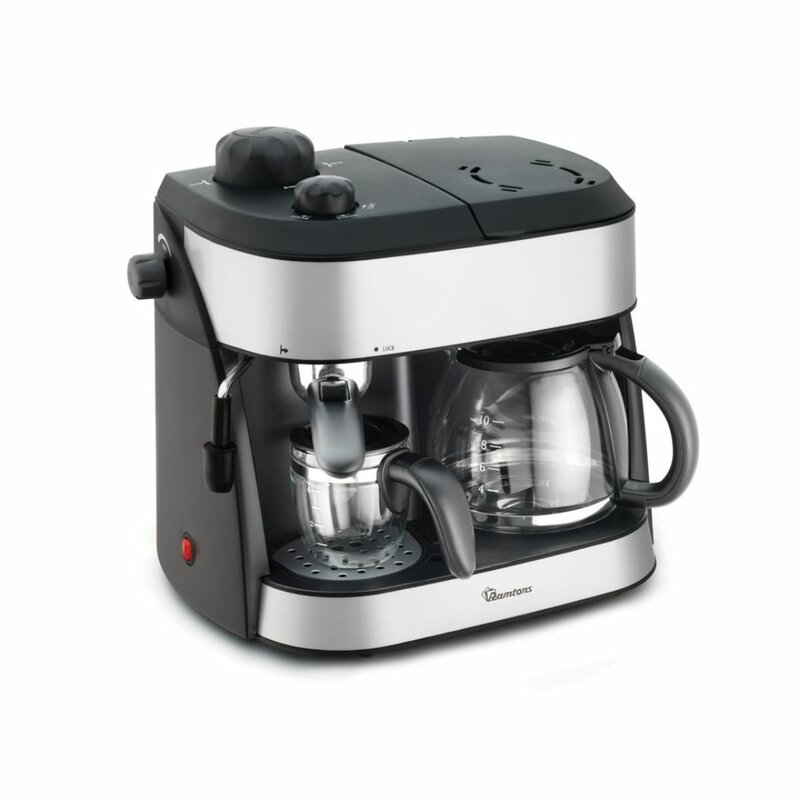RAMTONS CAPPUCCINO MAKER BLACK- RM/273 by Ramtons